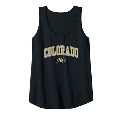Elite Authentics Womens Colorado Buffaloes Womens Arch Over Authentics Tank Top