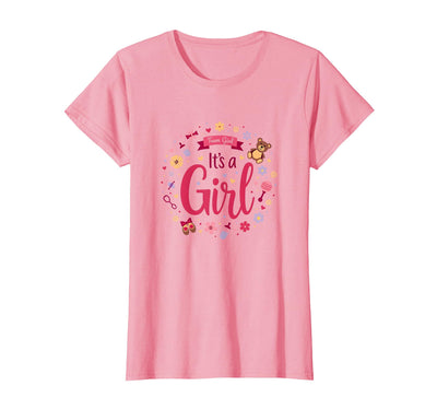 Team Girl Baby Shower Teddy Bear T-Shirt