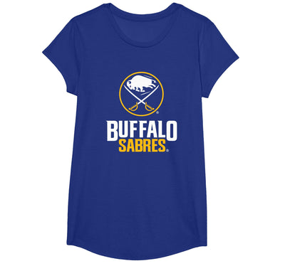 Cow Buffalo Sabres Power Play Blue Nhl Officially T-Shirt