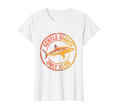 Gentle Giants Only Club Whale Shark Design T-Shirt