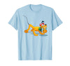 Disney Pluto - Halloween Pirate Trick Or Treat T-Shirt - Baby Blue