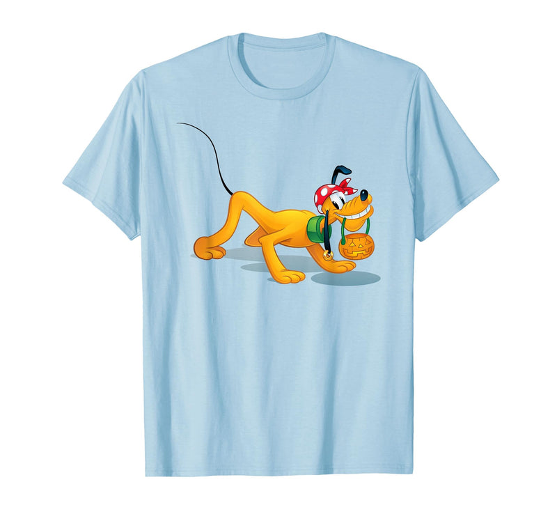 Disney Pluto - Halloween Pirate Trick Or Treat T-Shirt - Baby Blue