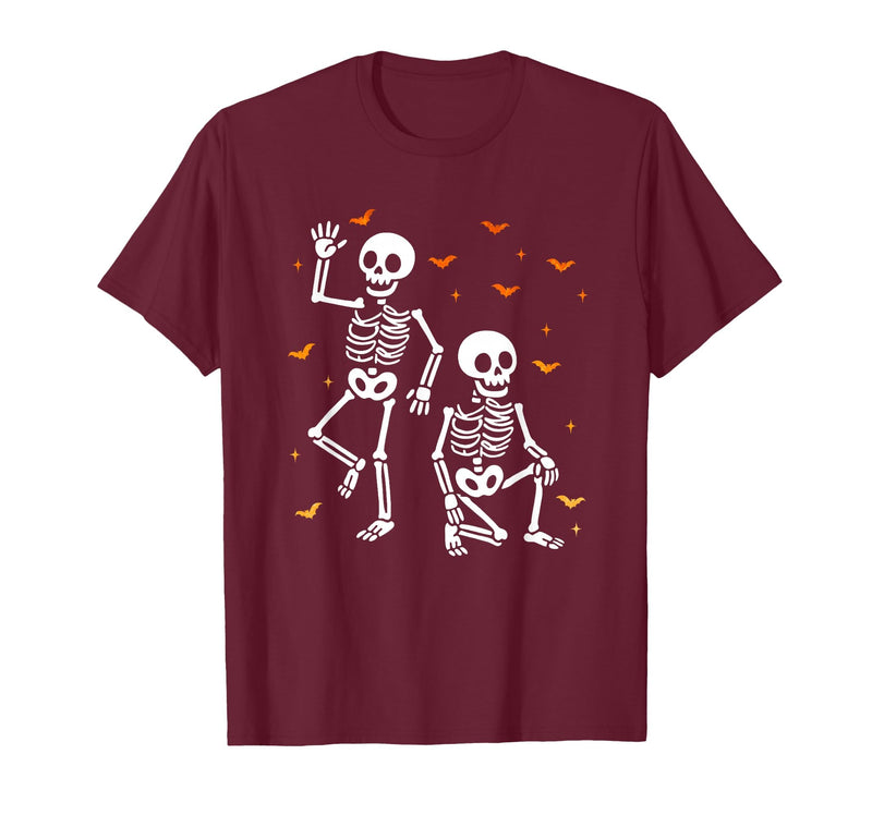 Funny Halloween Trump Skeleton Trump Design Funny Halloween Trump Skeleton Trump T-Shirt - Burgundy