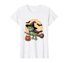 Frog Lover Halloween Party Wear Frog Witch Hat Pumpkin Halloween Costume Men Women Kids T-Shirt - White