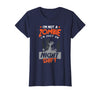 The Shift Worker - Night Shift Worker Design Night Shift Worker Halloween Funny Pun T-Shirt - Navy Blue