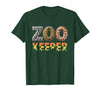 Zoo Keeper Costume Adult Party Safari Zookeeper Zoo Keeper Costume Adult Halloween Party Safari Zookeeper T-Shirt - Dark