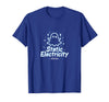 Mademark Ghost & Spirits - Ghost (99 Problems All) T-Shirt - Royal Blue-halloween Static Electricity Ghost Atmosphere