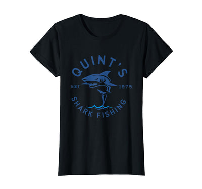 Vintage Quint's Shark Fishing 1975 Retro T-Shirt