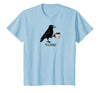 Hello Darkness My Old Friend Crow Coffee Halloween Hello Darkness My Old Friend Crow Coffee Spooky Halloween T-Shirt - Baby
