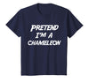 Last Minute Halloween Costume Pretend Tees Pretend I'm A Chameleon Halloween Costume T-Shirt - Navy Blue