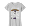 Halloween Nurse Shirts For Women Scrub Costumes My Broom Broke Now Im Nurse Funny Halloween Scrub Top Women T-Shirt - Silver