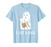 Funny Halloween Vibes Trick Or Treating I Got A Rock Funny Halloween Trick Or Treating Ghost T-Shirt - Baby Blue