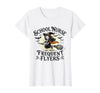 Spooky Halloween Costume School Teacher Student School Nurse Treat Frequent Flyer Witch Funny Halloween 2024 T-Shirt - White