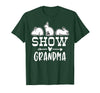 Show Rabbit Grandma T-Shirt in Dark Green