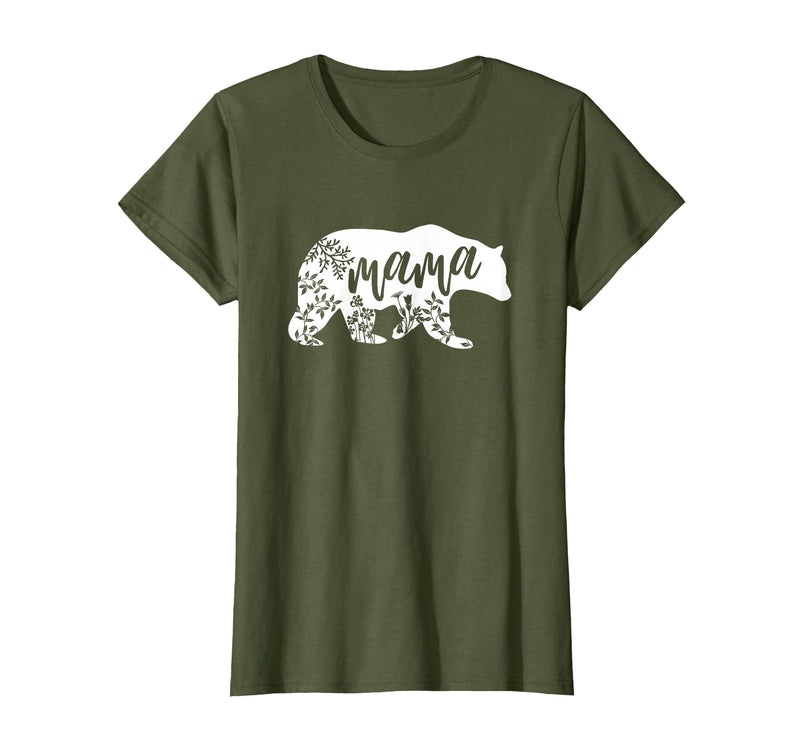 Mama Bear Clothing Co Mama Bear T-Shirt for Women T-Shirt - Olive Green