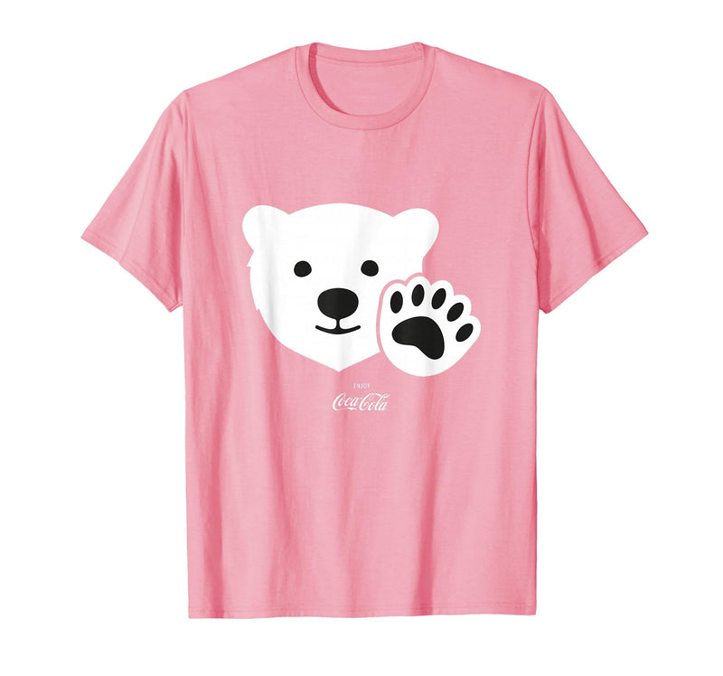 Coca-Cola Coca Cola Polar Bear Wave T-Shirt - Pink