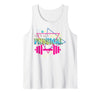 80s SMMBYV Lets get Physical | Totally Rad 90s Style Workout Gym Retro Tank Top - White