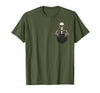 Funny Pocket Skeleton Halloween T Shirt For Men Funny Skeleton in The Pocket Halloween Kids Teens Adults T-Shirt - Olive
