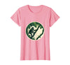 Mademark Monkey Hanging From Jungle Vine Illustration T-Shirt - Women - Pink