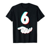 Cool Six Seven Meme Design Couple Matching Him Her Funny 67 Six Seven Meme Couple Matching Halloween Costume T-Shirt - Black