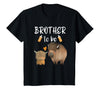 Cute Animal Buffalo Baby Shower For Brother To Be Brother to Be Buffalo Baby Shower Bison for Boy Or Girl T-Shirt - Black