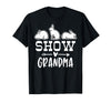 Show Rabbit Grandma T-Shirt in Black