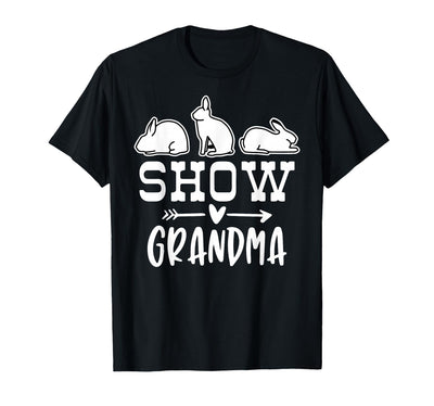 Show Rabbit Grandma Three Bunnies T-Shirt