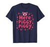 Mademark John Pork's Calling: Here Piggy Piggy Funny Pig Lover Gift T-Shirt - Navy Blue