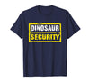 Halloween Dinosaur Security Costume RTees Halloween Adult Costume Dinosaur Security Dad Mom T-Shirt - Navy Blue