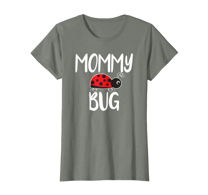 Funny Cute Ladybug Ideas For Mommy Mommy Bug Cute Ladybug Mom T-Shirt - Olive Heather