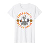 Halloween Nurse Shirts For Women Scrub Costumes Emergency Department Funny Halloween ER Nurse Women Men T-Shirt - White