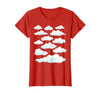 White Clouds Graphs White Clouds T-Shirt - Red
