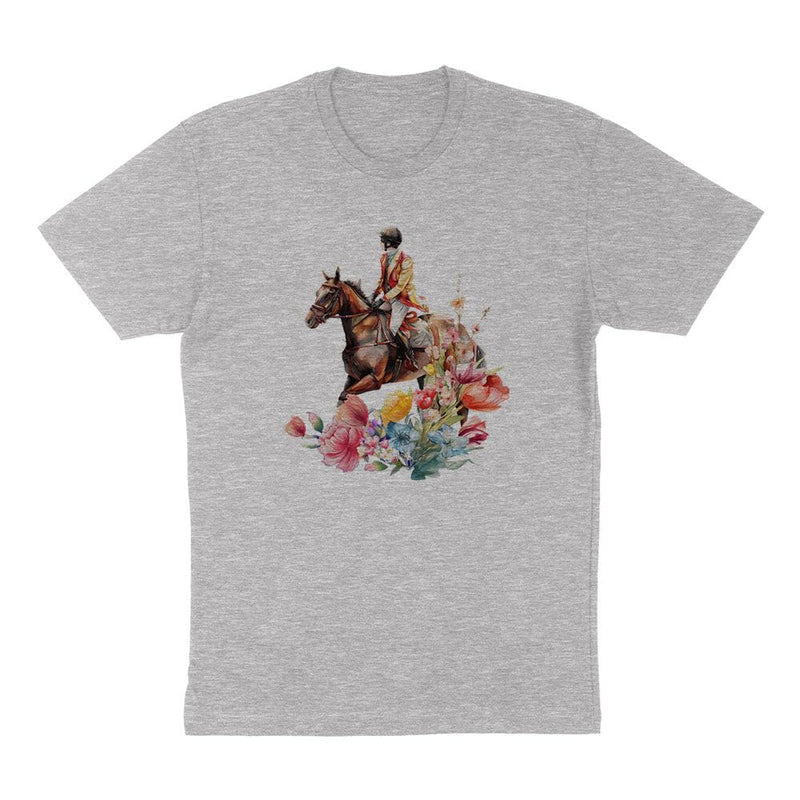 TeesAndTankYou Spring Horseshoe Watercolor Shirt Unisex - Grey