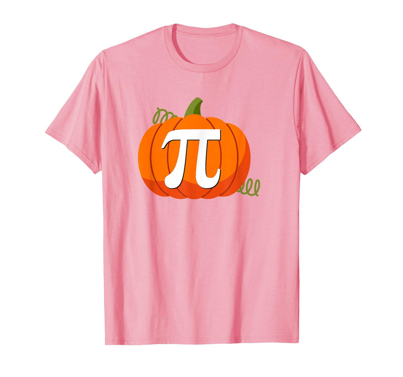 @iteachalgebra Pumpkin Pi Halloween Math Teacher T-Shirt - Pink