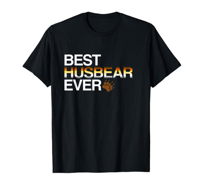 Best Husbear Ever Gradient Text T-Shirt