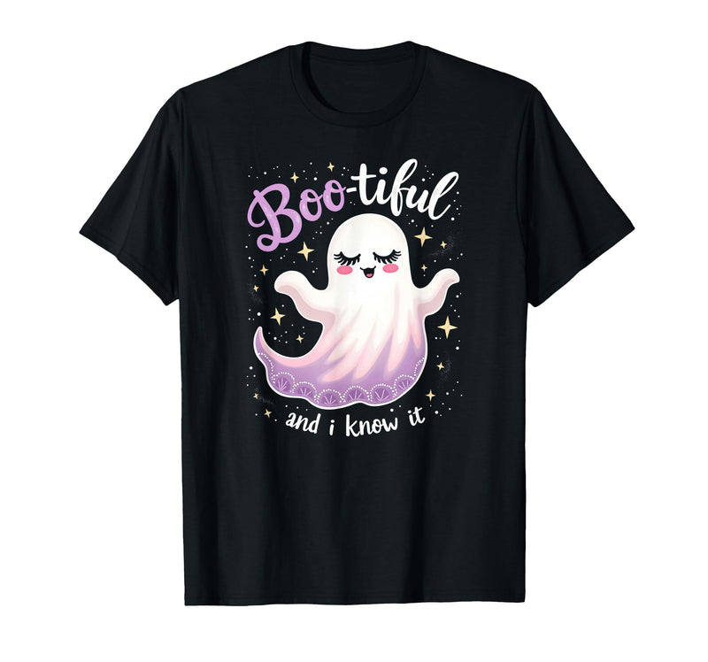 Mademark Ghost & Spirits - Ghost (99 Problems All) T-Shirt - Black-boo-tiful and I Know It