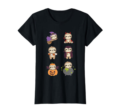 Sweet Animals For Halloween As Of 31 October Sloth Halloween Costume Sloths Halloween T-Shirt