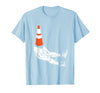 Halloween Shirts Traffic Cone Men Women Kids Traffic Cone Halloween Costume Funny Lazy Men Women Kids T-Shirt - Baby Blue