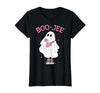 Spooky Season Ghost Halloween Boujee Boo-Jee Boo-JEE Spooky Season Ghost Pink Halloween Pumpkin Boujee T-Shirt - Black