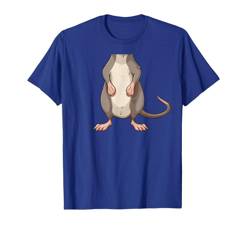 Mouse Headless Halloween Clothing Co. Funny Mouse Headless Rat Body Last Minute Halloween T-Shirt - Royal Blue