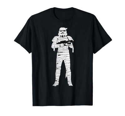Star Wars Halloween Stormtrooper Mummy Wraps T-Shirt