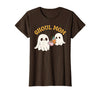 Ghoul Mom Cute Halloween Mother Ghost Mommy Trick Treating T-Shirt - Brown