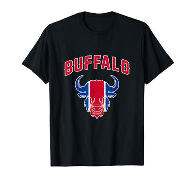 Cow Mystic Lilian Buffalo New York Ny Bison Athletic Sport T-Shirt