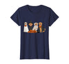 Golden Retriever Dog Ghost In Boo Sheet Women Men Funny Golden Retriever Dog Ghost in Boo Sheet Halloween T-Shirt - Navy Blue