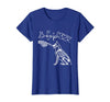Skeleton Hand Dog Boop - German Shepherd Lovers Skeleton Hand Touch Nose German Shepherds Boop Dog Halloween T-Shirt - Royal