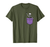 Halloween Shirts Skeleton Costume Men Women Kids Skeleton Pocket Halloween Costume Funny Skull Character T-Shirt - Olive