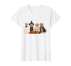 Golden Retriever Dog Ghost In Boo Sheet Women Men Funny Golden Retriever Dog Ghost in Boo Sheet Halloween T-Shirt - White