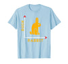 Wittgensteins Rabbit Duck Illusion Physics Nerd Math Geek T-Shirt in Baby Blue