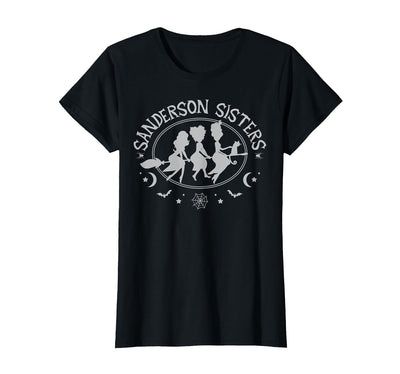 Disney Hocus Pocus Sanderson Sisters Silhouette Logo T-Shirt