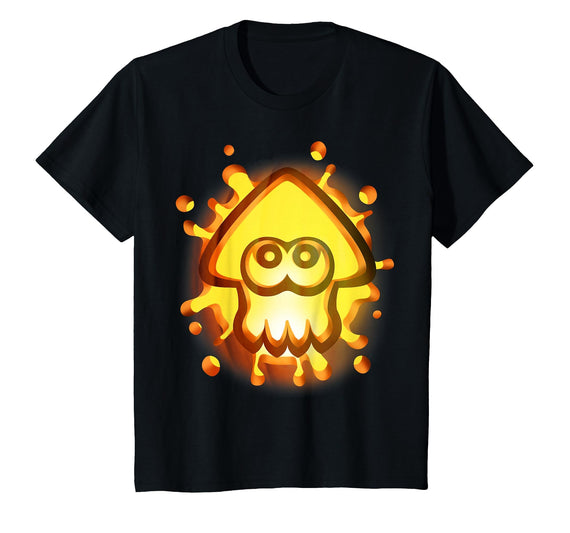 Nintendo Splatoon Inkling Halloween Pumpkin Graphic T-Shirt T-Shirt - Black